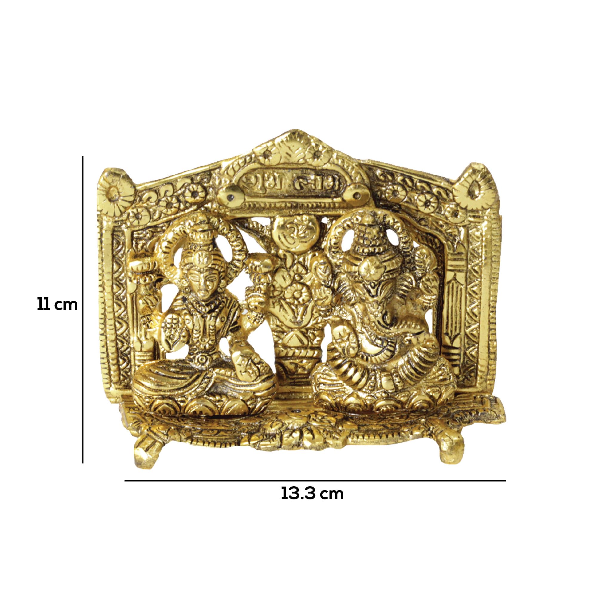 The Quirky Home Handcrafted Lakshmi Ganesh Idol Murti Statue Sculpture For Home Office Mandir Temple. For Pooja Room. God Idols